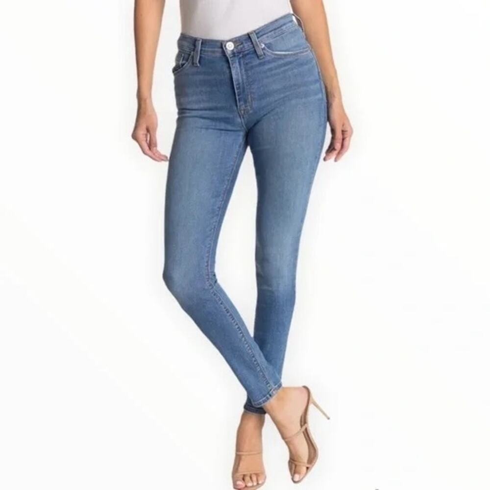 Hudson Blair High Rise Skinny Jeans Medium Wash Blue Denim‎ TM8SPL7506 Size 26